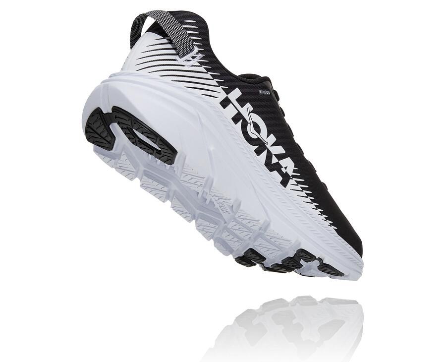 Zapatillas Running Hoka One One Hombre - Rincon 2 - Negras/Blancas - UXE126053